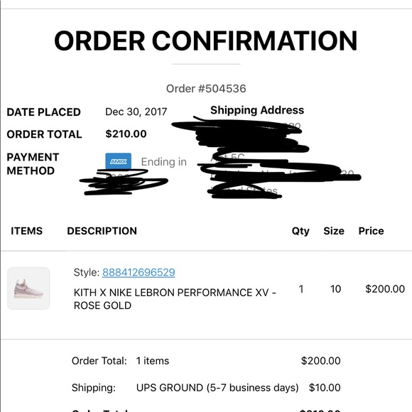 Kith x Nike Lebron 15 XV size 10 - Rose Gold - Picture 3 of 4